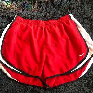 Red Nike Running Shorts